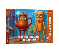 Trefl - BrainRots, Tung Tung Sahur - Puzzle da 200 pezzi - Puzzle colorato con un universo surreale, per bambini dai 7 anni in su