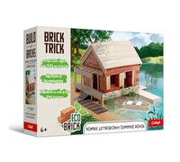 Trefl - Brick Trick: Casa Vacanze/Summer House - Costruisci con i Mattoncini, Mattoncini ECO in Vero Mattone, 120 Mattoncini, Riutilizzabili, Kit Creativo per Bambini dai 6 Anni