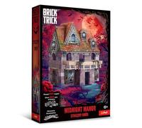 Trefl - Brick Trick: Il Maniero Maledetto/Midnight Manor - Costruisci con i Mattoncini, Mattoncini ECO in Vero Mattone, Riutilizzabili, Kit Creativo per Bambini dai 6 Anni