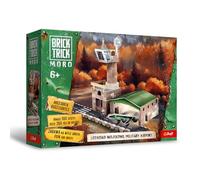 Trefl - Brick Trick Moro, Military Airport, Costruisci con i mattoni | Per bambini dai 6 anni in su, mattoncini in mattoni, riutilizzabili, set creativo, mattoni naturali al 100%, oltre 360