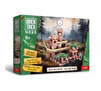 Trefl - Brick Trick, Moro, Military Base, Costruisci con i mattoni | Per bambini dai 6 anni in su, mattoncini , riutilizzabili, set creativo, mattoncini 100% naturali, oltre 340