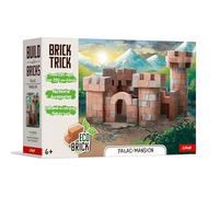 Trefl - Brick Trick: Palazzo/Villa - Costruisci con i mattoncini, ECO Blocks realizzati con veri, riutilizzabili, set creativo per bambini dai 6 anni in su