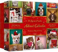 Trefl Calendario dell'Avvento 24 Puzzle - Animali - 1 pz.
