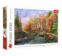 Trefl- Capanna Puzzle Villetta sul Lago, Colore Colorato, TRF26136