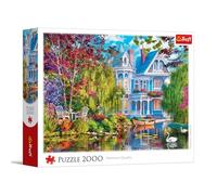 Trefl - Casa sul lago - 2000 pezzi - Puzzle fai da te, intrattenimento creativo, puzzle classico per adulti e bambini dai 14 anni in su