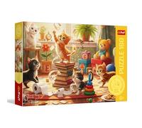 Trefl - Malizia di gatto - 160 pezzi - Puzzle animale colorato, divertente per bambini dai 6 anni in su