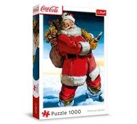 Trefl - Puzzle Coca-Cola: Babbo Natale sulla neve - 1000 Pezzi