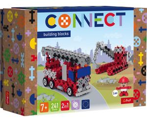 Trefl CONNECT M - Vigili del Fuoco / Escavatore 241 Pezzi - 1 pz.