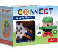 Connect- Pocket 35 Boy Adi Trefl Set, Adi-35 Pezzi: 30 Personaggio 5 Mattoncini, Gioco Creativo per Adulti e Bambini dai 4 Anni, Multicolore, 61981