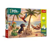 Trefl - Dachshund Matters - 160 pezzi - Puzzle colorato con animali e la famiglia Treflik, divertimento per bambini dai 5 anni in su