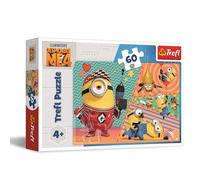 Trefl - Despicable Me 4, Allegri Minions - Puzzle 60 Pezzi - Puzzle Colorati con i Personaggi delle Fiabe, Divertimento Creativo, Gioco per Bambini dai 4 anni