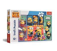 Trefl Despicable Me 4, La Gioia dei Minions 160 Pezzi-Puzzle Colorati con i Personaggi delle Fiabe, Divertimento Creativo, Gioco per Bambini dai 6 anni, Multicolore, 15423