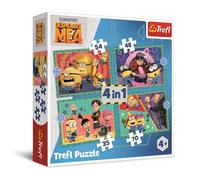 Puzzle Minions TREFL 4 in 1