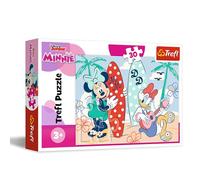Trefl Disney, Minnie a Colori 30 Pezzi-Puzzle Colorato con gli Eroi della Fiaba, Intrattenimento Creativo, Gioco per Bambini a Partire dai 3 anni, Multicolore, 18302