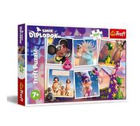 Trefl - Draghetto Diplodok, Le avventure del Draghetto Diplodok - uzzle di Natale con i Protagonisti della Fiaba, per Bambini dai 7 anni