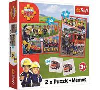 Trefl - Puzzle 2v1 Puzzle un pexeso Poiarnik Sam - 1-39 Pezzi