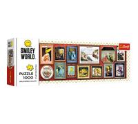 Trefl Panoramico 1000 pezzi-Opere d'arte Sorridenti, Collage, Felice, te, Intrattenimento Creativo, per Adulti e Bambini dai 12 anni Puzzle, Colore Galleria Smiley World, 29053