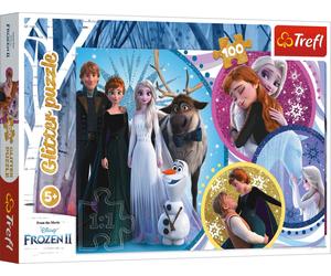 Trefl Glitter Puzzle 100 Pezzi - Disney Frozen II - 1 pz.