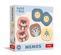 Trefl - Gra Memos, Babies and the Bear, Gioco di memoria | Per bambini dai 2 anni in su, gioco di memoria per i più piccoli, ricerca delle coppie di immagini