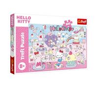 Trefl - Hello Kitty, Scopri il mondo di Hello Kitty - Puzzle da 300 pezzi - Puzzle colorato con il personaggio dei cartoni animati, divertimento per bambini dagli 8 anni in su