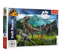 Trefl- Jurassic Park 100 Elementi colorato con Dinosauri, intrattenimento Creativo, Divertimento per Bambini a Partire da 5 Anni Puzzle, Colore World: Dominion, 16441