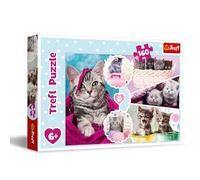 Trefl Katze 160 Elementi, per Bambini da 6 Anni Puzzle, Colore Gattini Adorabili, Niedliche Katzen, 15371