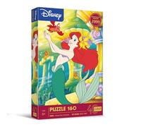 Trefl Sirenetta 160 Pezzi-Puzzle Colorato con i protagonisti dei cartoni Disney, Intrattenimento Creativo, Gioco per Bambini dai 6 anni, Multicolore, 40056