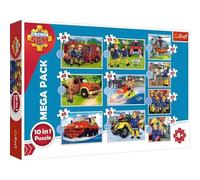 Mega set puzzle Sam il pompiere 10 in 1
