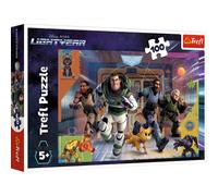 Trefl 100 Elementi, Colorati con Personaggi delle Fiabe, Intrattenimento Creativo, Divertimento per Bambini Sopra i 5 Anni Puzzle, Colore Le Avventure di Buzz Lightyear, 16433