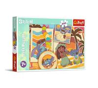 Trefl - Lilo & Stitch, Il Mondo Musicale di Lilo&Stitch - Puzzle 200 Pezzi - Puzzle Colorato con gli Eroi della Fiaba, Intrattenimento Creativo, Gioco per Bambini a Partire dai 7 anni