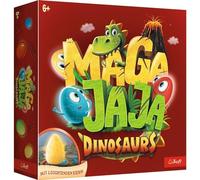 Trefl - Magajaja Dinosaurs - Gioco da tavolo per famiglia,uova elettriche luminose e pietre da gioco magnetiche,mondo preistorico dei dinosauri,innovativo gioco per adulti bambini dai 6 anni,02413