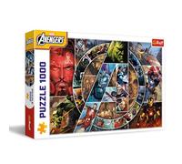 Trefl Marvel The Avengers, Eroi-1000 pezzi Supereroi, Puzzle Classico per Adulti e Bambini dai 14 anni, Multicolore, 10934