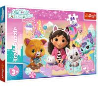 Trefl Maxi Puzzle da 24 Pezzi - Gabby's Dollhouse: Il Film - 1 pz.