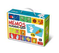 Trefl - Memos Classic & Plus, Logic - Gioco Educativo di Memoria per Bambini, Cerca Coppie di Immagini, Diverse Opzioni di Gioco, Classico Gioco di Memoria per Bambini Sopra i 3 Anni