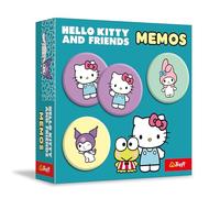 Trefl - Memos Hello Kitty - Gioco di memoria per i più piccoli, abbinamento di coppie di immagini, memory con i personaggi delle fiabe, per bambini dai 3 anni in su