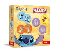 Trefl - Memos Lilo&Stitch - Gioco di memoria per i più piccoli, ricerca delle coppie di immagini, Memory con i personaggi del cartone animato, per bambini dai 3 anni in su