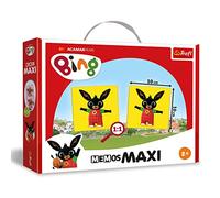 Trefl - Memos Maxi Bing - Gioco Educativo di Memoria per i Più Piccoli, Trova Coppie di Immagini, Classico Gioco di Memoria con gli Eroi della Fiaba di Bing, per Bambini sopra i 2 anni