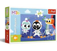 Trefl - Milo, È Ora di Conoscere Milo - Puzzle 60 Pezzi - Puzzle Colorati con i Personaggi delle Favole, Divertimento Creativo, Gioco per Bambini dai 4 anni