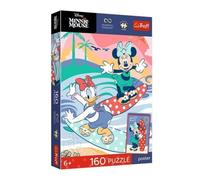 Trefl - Minnie, bellissimo topo - 160 pezzi - Puzzle colorato con personaggi delle fiabe, abbinalo a te, poster unico incluso, intrattenimento creativo, divertimento per bambini dai 6 anni in su