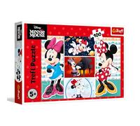 Trefl - Minnie, Minnie divertente - Puzzle da 100 pezzi - Puzzle colorato con personaggi delle fiabe, per bambini dai 5 anni in su