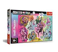 Trefl Monster High, Viva gli Zombie 300 Pezzi-Puzzle colorato con Bambole, Divertimento Creativo, Gioco per Bambini dagli 8 anni, Multicolore, 23027