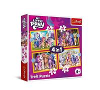 Trefl My Little, Incontra i Pony 4in1, 35 a 70 Pezzi - Puzzle Colorati con i Personaggi della Fiaba, Diversi Livelli di Difficoltà, per Bambini dai 4 anni di età, Multicolore, 34624