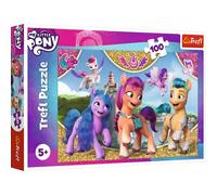 Trefl-My Little Pony 100 Elementi, Amicizia colorata, per Bambini da 5 anni Puzzle, Colore, Regenbogen Freundschaft