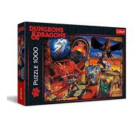 Trefl - Origini Di Dungeons & Dragons - Puzzle 1000 Elementi - per Appassionati Di Fantasy e Giocatori Di D&D, Fai Da Te, Intrattenimento Creativo, Divertimento, per Adulti e Ragazzi dai 12 Anni in Su