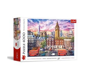 Trefl - Passeggiata a Londra - Puzzle 4000 Pezzi - Puzzle per Appassionati di Viaggi, Capitale Europea, Regno Unito, Inghilterra, Fai da Te, Intrattenimento Creativo, per Adulti e Bambini dai 15 anni