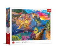 Trefl - Passeggiata serale alle Cinque Terre - 1000 pezzi - Puzzle fai da te, intrattenimento creativo, puzzle classico per adulti e bambini dai 14 anni in su