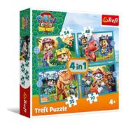 Trefl: Fiabe dall’Isola dei Dinosauri puzzle - 4 in 1