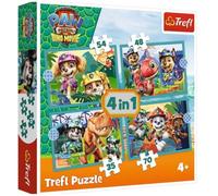 Trefl: Fiabe dall’Isola dei Dinosauri puzzle - 4 in 1