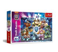 Trefl PAW Patrol: The Mighty Movie, Le avventure Città 60 Tessere-Puzzle Colorati con gli Eroi delle Fiabe, Intrattenimento Creativo, Divertimento per Bambini dai 4 anni, Multicolore, Od 4 lat, 17385