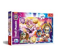 Trefl PAW Patrol: The Movie, Scopri i Mighty Pups 100 Tessere-Puzzle Colorati con gli Eroi delle Fiabe, Intrattenimento Creativo, Divertimento per Bambini dai 5 anni, Multicolore, 16460